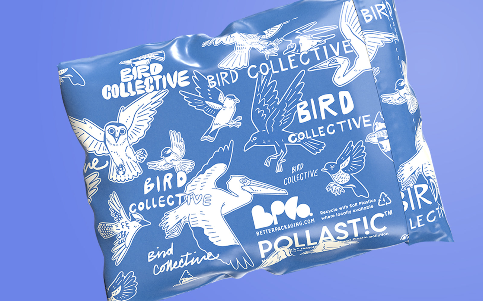 Better Packaging Custom Bird Collective POLLAST!C Mailer