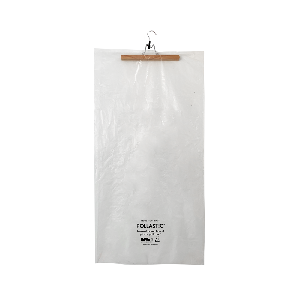 Better Packaging  transparent POLLAST!C Hanging Garment Bag