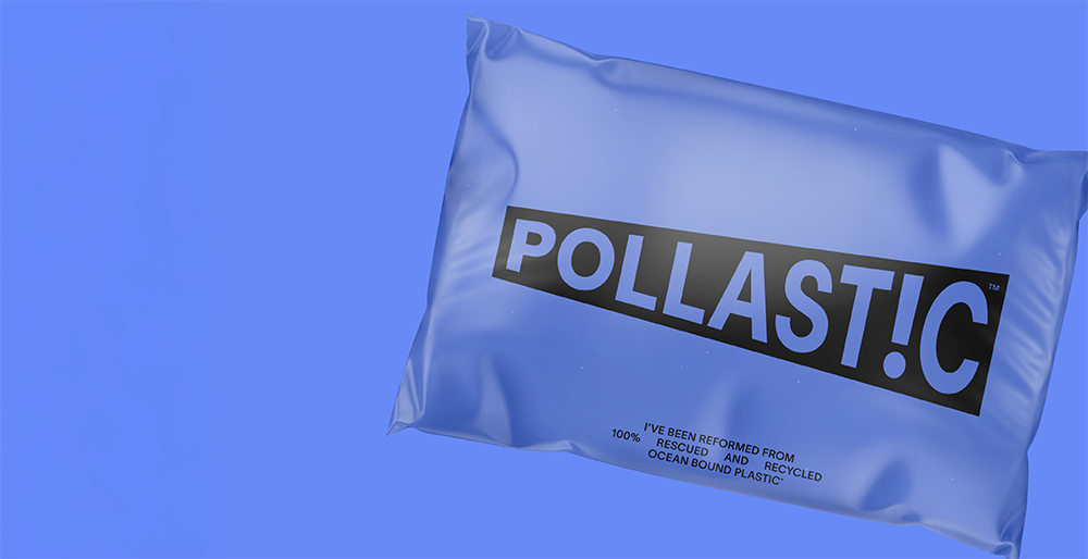 Blue POLLAST!C Mailer